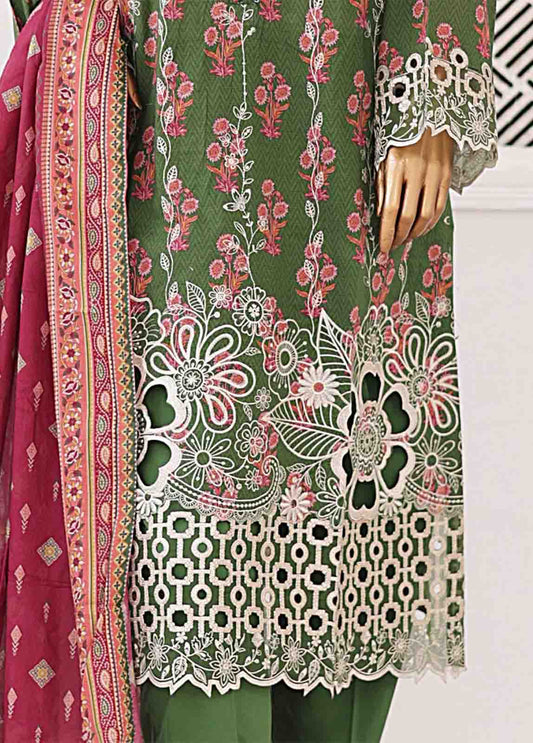 EMB-0189-SM- 3 Piece Embroidered Stitched Suit