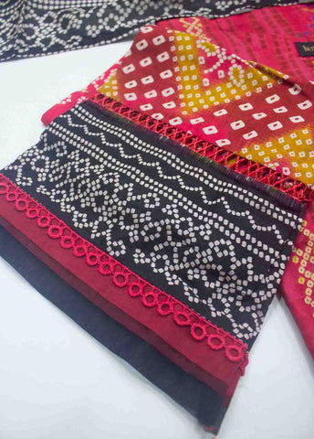 Bin Saeed Fabric - EMB-0367- 3 Piece Embroidered Stitched Suit