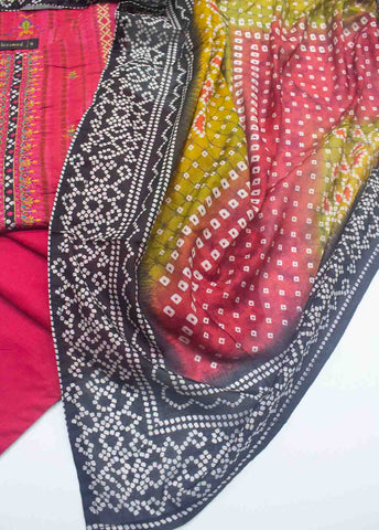 Bin Saeed Fabric - EMB-0367- 3 Piece Embroidered Stitched Suit