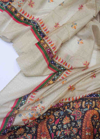 Bin Saeed Fabric - EMB-0418- 3 Piece Embroidered Stitched Suit