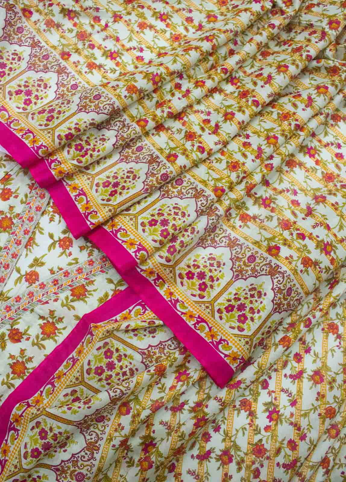 Bin Saeed Fabric - EMB-0618- 3 Piece Embroidered Stitched Suit