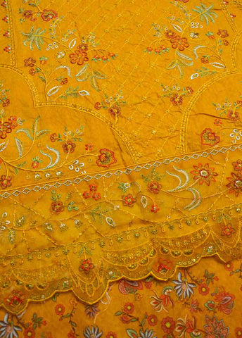 EMB-494-3 Piece Lawn Embroidered Unstitched Suit