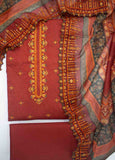 EMBC-0038- 3 Piece Lawn Embroidered UnStitched Suit