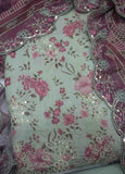 EMBC-0092- 3 Piece Embroidered Cotton UnStitched Suit