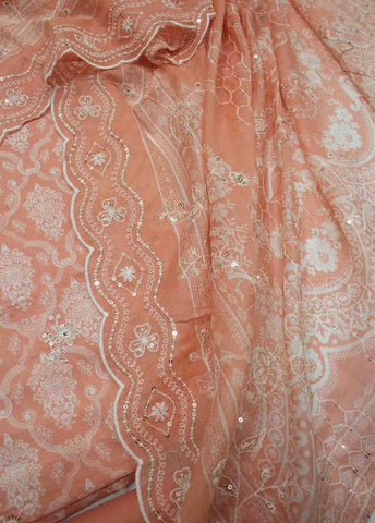 Bin Saeed Fabric - EMBC-0548- 3 Piece Embroidered Cotton UnStitched Suit