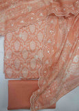 EMBC-0548- 3 Piece Embroidered Cotton UnStitched Suit