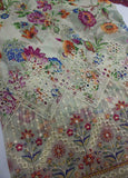 EMBC-0712- 3 Piece Embroidered Cotton UnStitched Suit