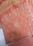 EMBC-0716- 3 Piece Embroidered Cotton UnStitched Suit