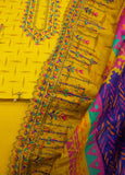 EU-0568-3 Piece Lawn Embroidered UnStitched Suit