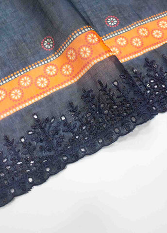 Bin Saeed Fabric - EU-0605-3 Piece Lawn Embroidered UnStitched Suit