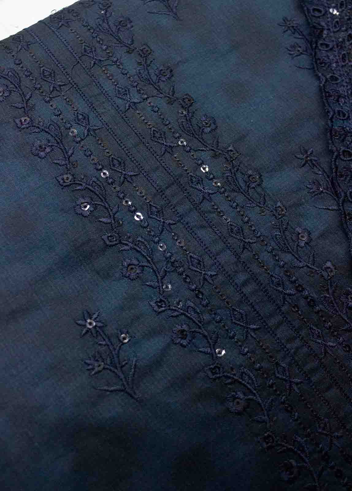 Bin Saeed Fabric - EU-0605-3 Piece Lawn Embroidered UnStitched Suit