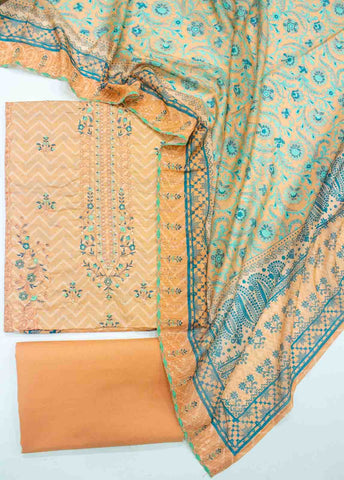 Bin Saeed Fabric - EU-R262-3 Piece Unstitched Lawn Embroidery Suit