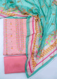 EU-R275-3 Piece Unstitched Lawn Embroidery Suit