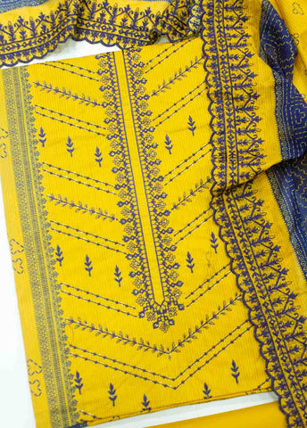 Bin Saeed Fabric - EU-R551-3 Piece Unstitched Lawn Embroidery Suit just