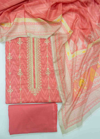 Bin Saeed Fabric - EUP-R544-3 Piece Unstitched Lawn Embroidery Suit