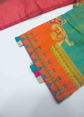 Bin Saeed Fabric - F-0002- 3 Piece Printed Stitched Suit