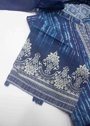 Bin Saeed Fabric - F-0023- 3 Piece Printed Stitched Suit