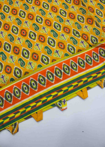 Bin Saeed Fabric - F-0024- 3 Piece Printed Stitched Suit