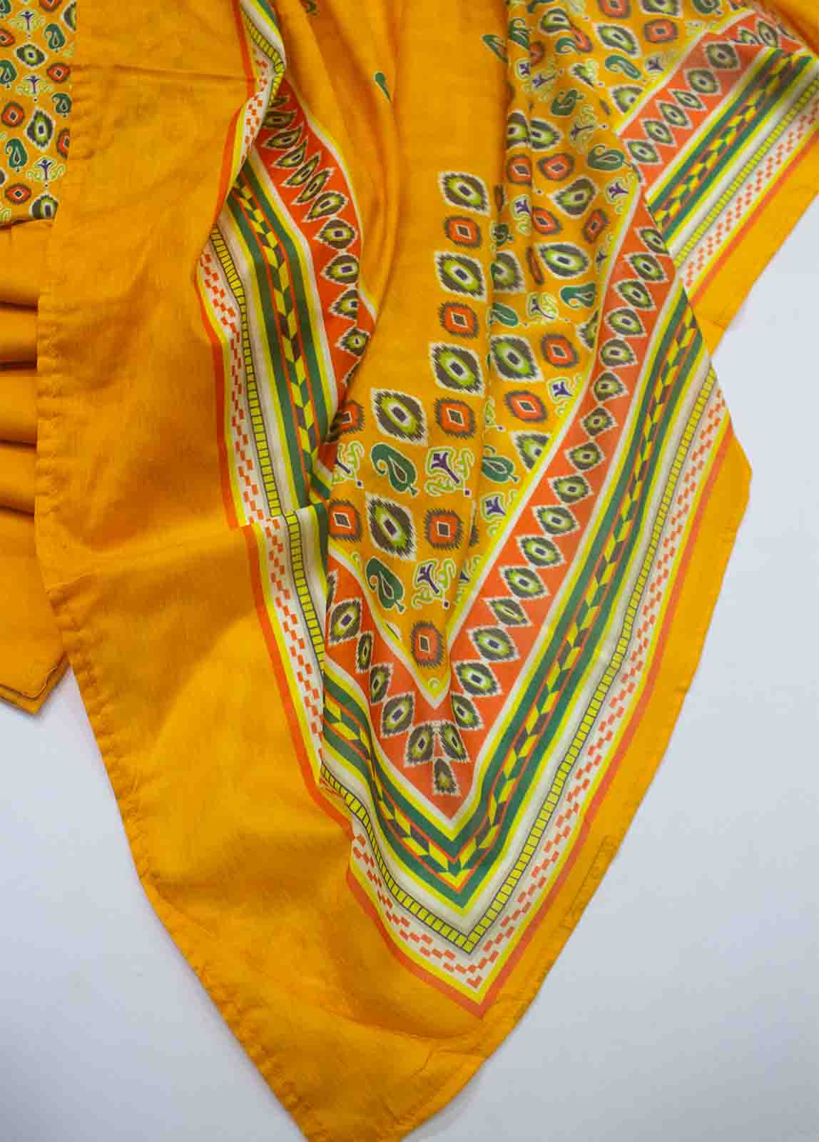 Bin Saeed Fabric - F-0024- 3 Piece Printed Stitched Suit