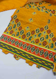 F-0024- 3 Piece Printed Stitched Suit