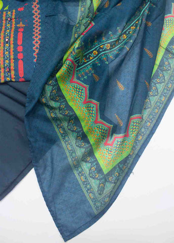 Bin Saeed Fabric - F-0034- 3 Piece Printed Stitched Suit