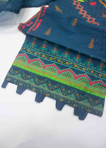 Bin Saeed Fabric - F-0034- 3 Piece Printed Stitched Suit
