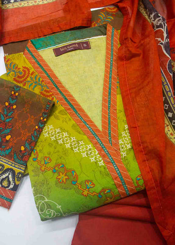 Bin Saeed Fabric - F-0130- 3 Piece Printed Stitched Suit