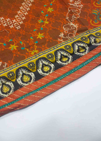 Bin Saeed Fabric - F-0130- 3 Piece Printed Stitched Suit