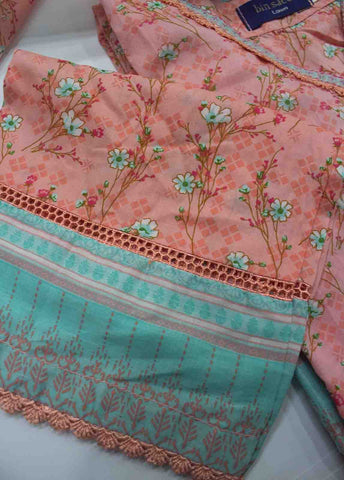 Bin Saeed Fabric - F-0180- 3 Piece Printed Stitched Suit