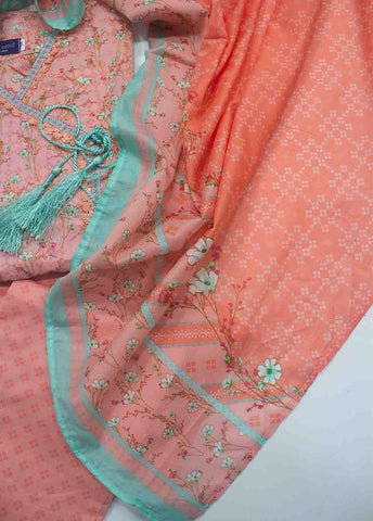 Bin Saeed Fabric - F-0180- 3 Piece Printed Stitched Suit