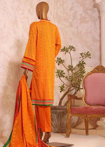 Bin Saeed Fabric - F-0268 - 3 Piece Printed Lawn Stitched Suit