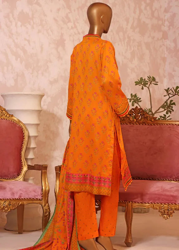 Bin Saeed Fabric - F-0272 - 3 Piece Printed Lawn Stitched Suit