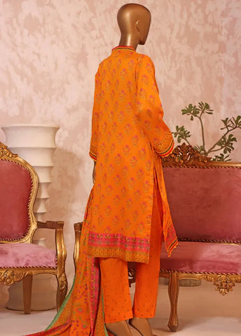 Bin Saeed Fabric - F-0272 - 3 Piece Printed Lawn Stitched Suit
