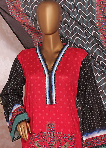 Bin Saeed Fabric - F-0282 - 3 Piece Printed Lawn Stitched Suit