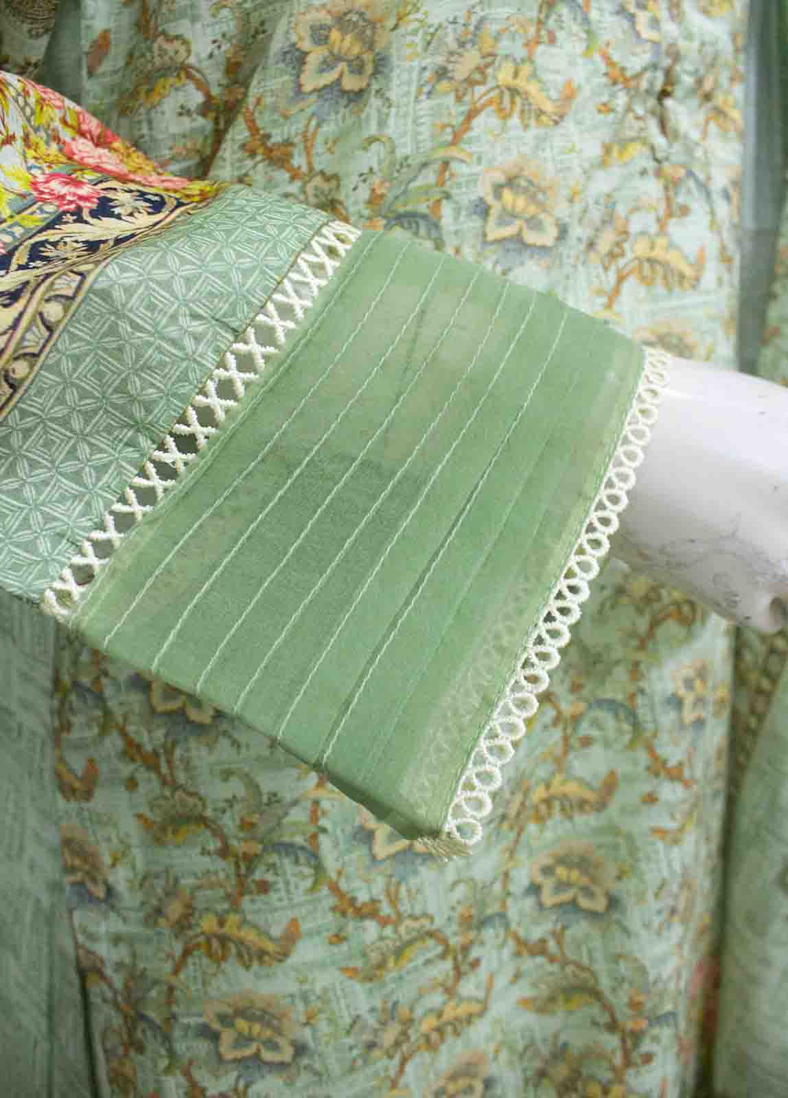 Bin Saeed Fabric - F-0415- 3 Piece Printed Stitched Suit