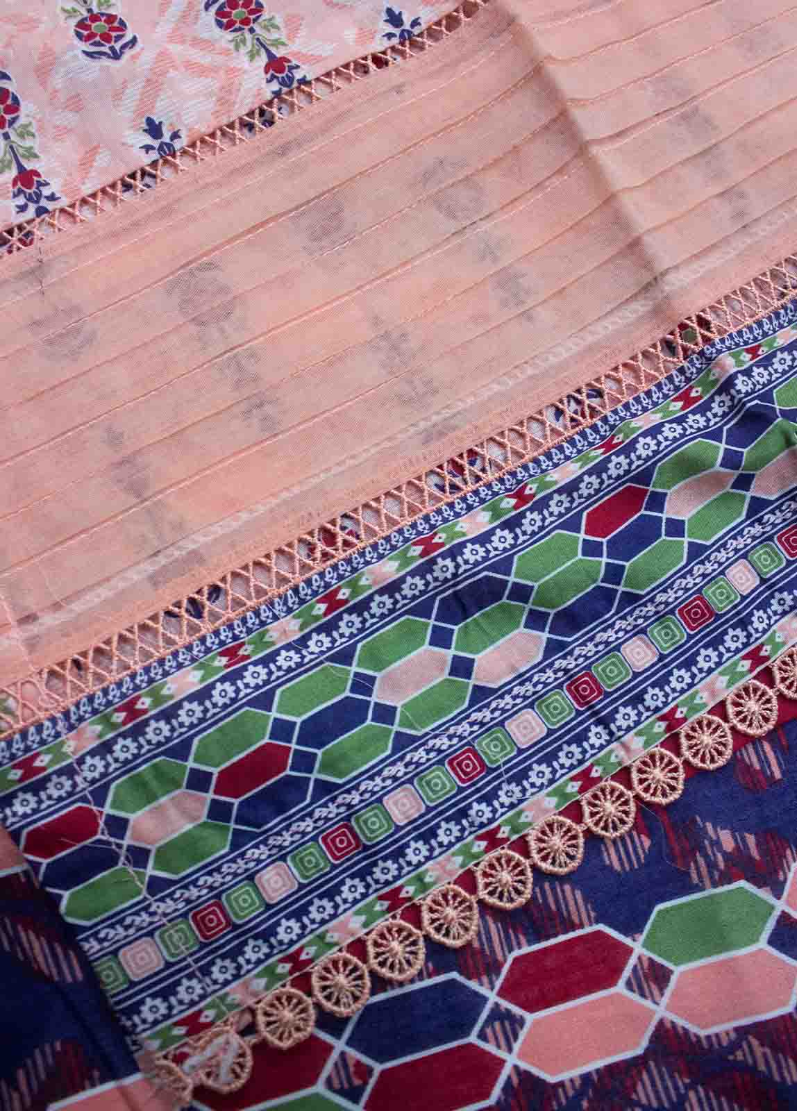 Bin Saeed Fabric - F-0535 - 3 Piece Printed Stitched Suit