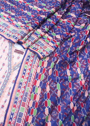 Bin Saeed Fabric - F-0535 - 3 Piece Printed Stitched Suit