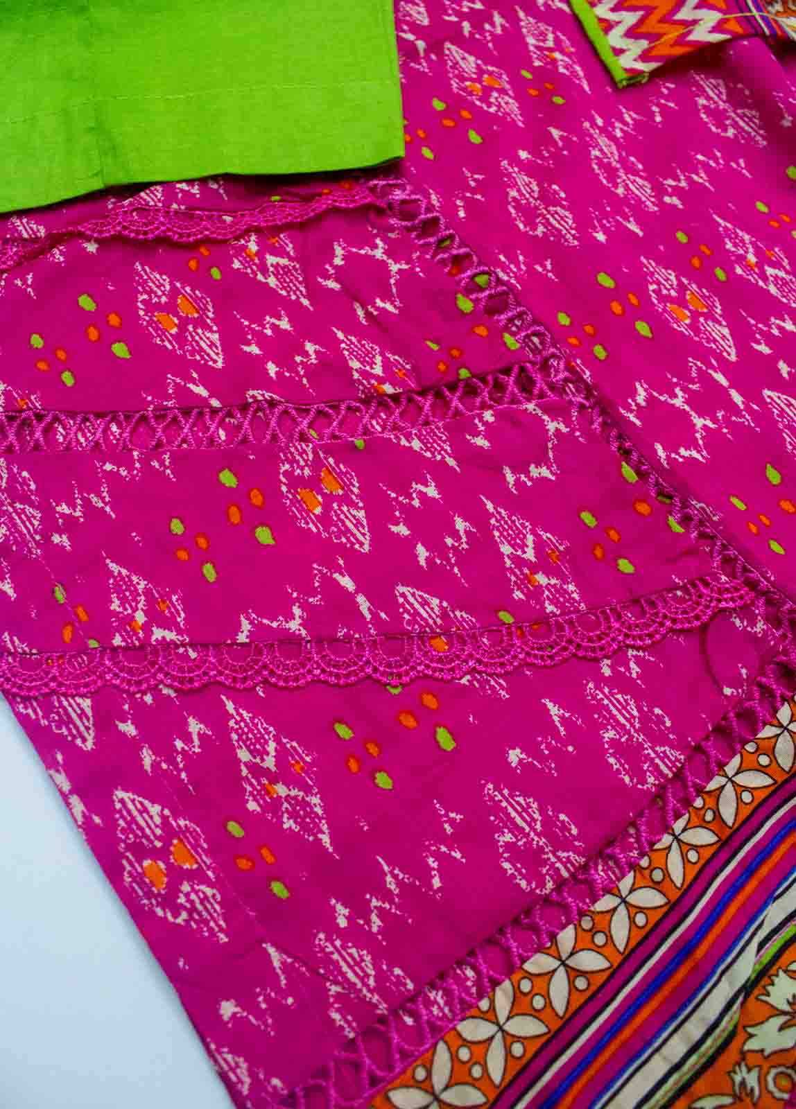 Bin Saeed Fabric - F-0542- 3 Piece Printed Stitched Suit