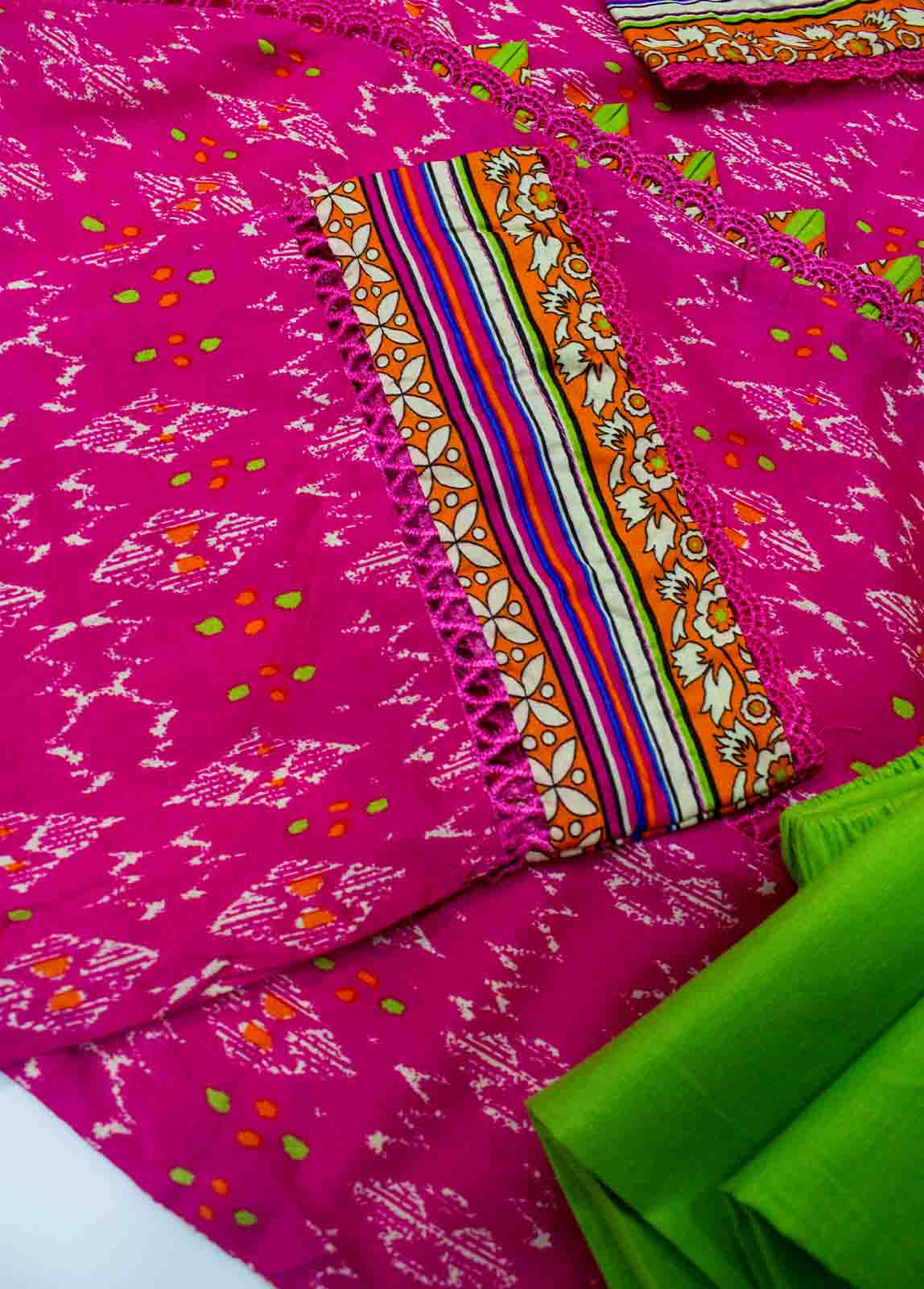 Bin Saeed Fabric - F-0542- 3 Piece Printed Stitched Suit