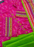 F-0542- 3 Piece Printed Stitched Suit