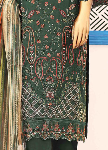 FSC-005- 3 Piece Embroidered Stitched Suit