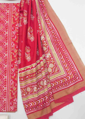 Bin Saeed Fabric - F&F-0100-E-  3 Piece UnStitched Printed Lawn