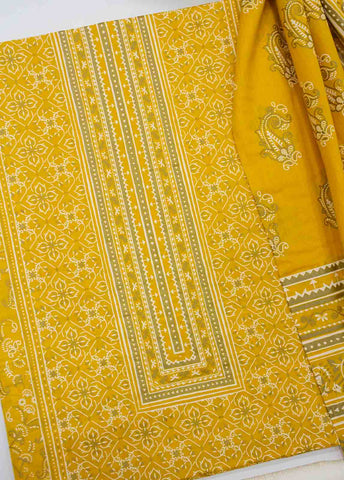 Bin Saeed Fabric - F&F-0100-H - 3 Piece UnStitched Printed Lawn