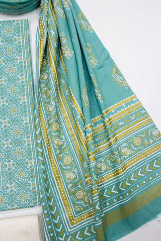 Bin Saeed Fabric - F&F-0100-  3 Piece UnStitched Printed Lawn