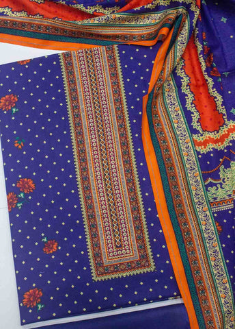 Bin Saeed Fabric - F&F-0518-A-  3 Piece UnStitched Printed Lawn