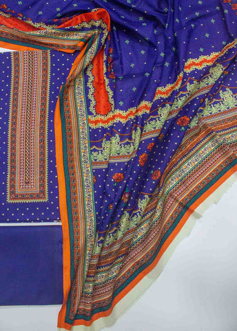 Bin Saeed Fabric - F&F-0518-A-  3 Piece UnStitched Printed Lawn
