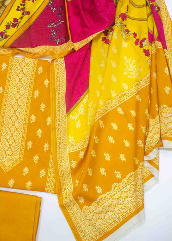 Bin Saeed Fabric - F&F-0530-B-  3 Piece UnStitched Printed Lawn