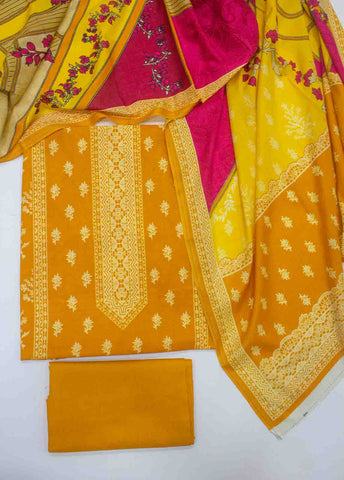 Bin Saeed Fabric - F&F-0530-B-  3 Piece UnStitched Printed Lawn