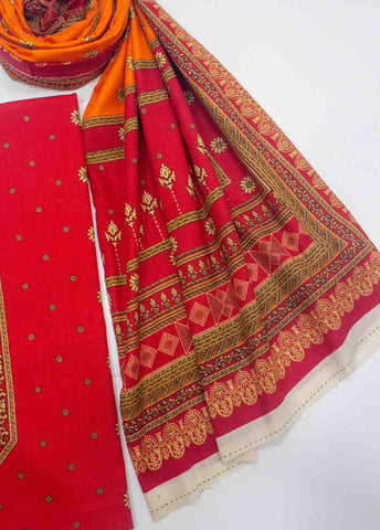 Bin Saeed Fabric - F&F-0532-  3 Piece UnStitched Printed Lawn