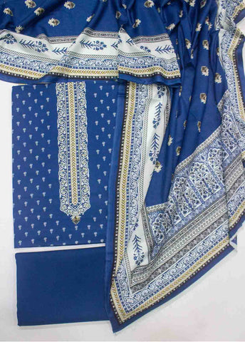 Bin Saeed Fabric - F&F-0537-  3 Piece UnStitched Printed Lawn